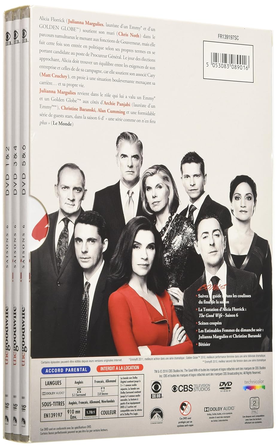 Coffret the good wife, saison 6