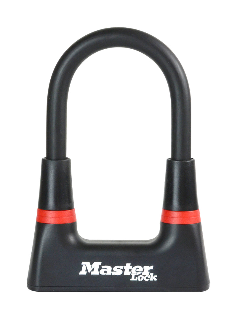 Master Lock Heavy Duty Bike D Lock   8278EURDPRO - Ideal for Bike, Electric Bike, Mountain Bike, Road Bike, Folding Bike, Black