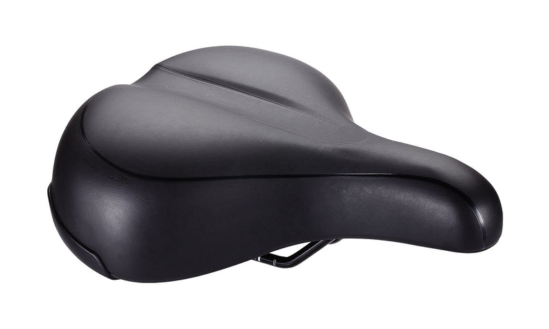 BBB Black Meander Upright - 225mm Road Bike Saddle
