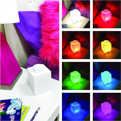LEGO - Silicone Brick - Night Light w/LED - White