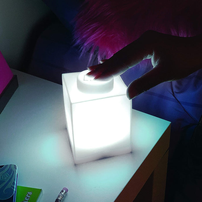 LEGO - Silicone Brick - Night Light w/LED - White
