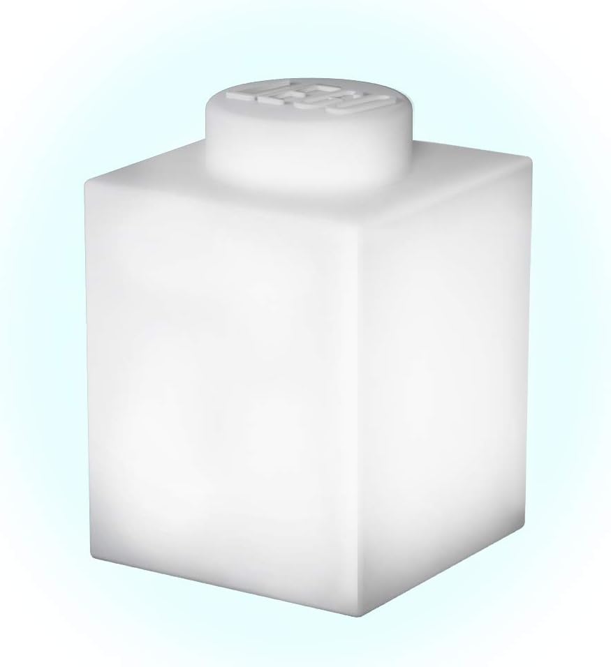 LEGO - Silicone Brick - Night Light w/LED - White
