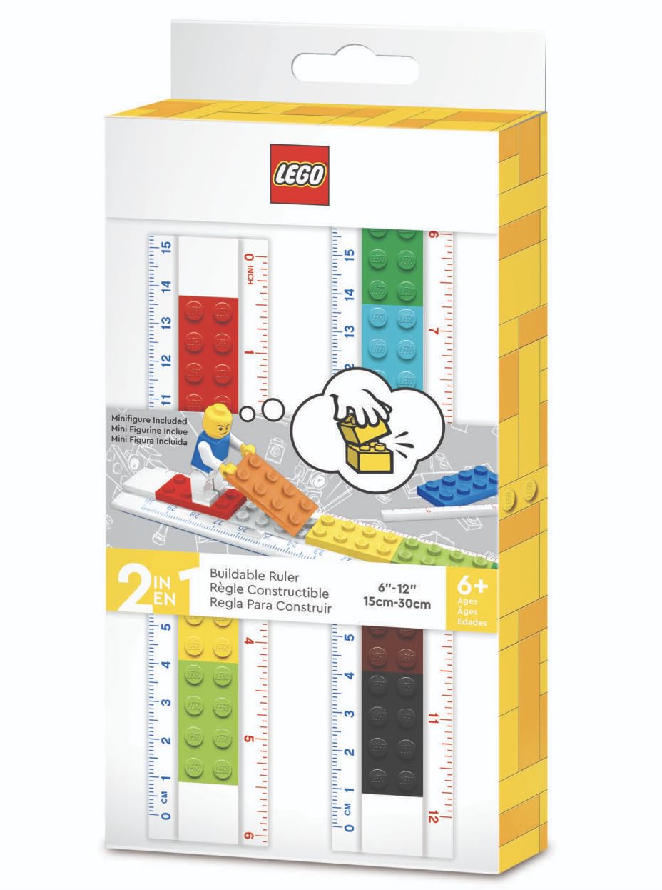 LEGO Righello Costruibile + Minifigure