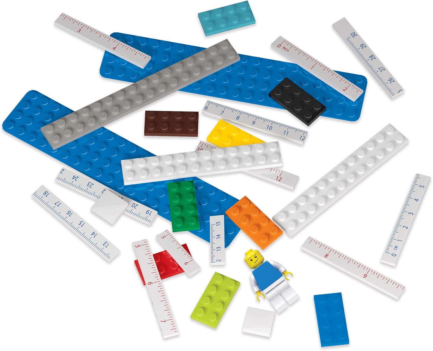 LEGO Righello Costruibile + Minifigure