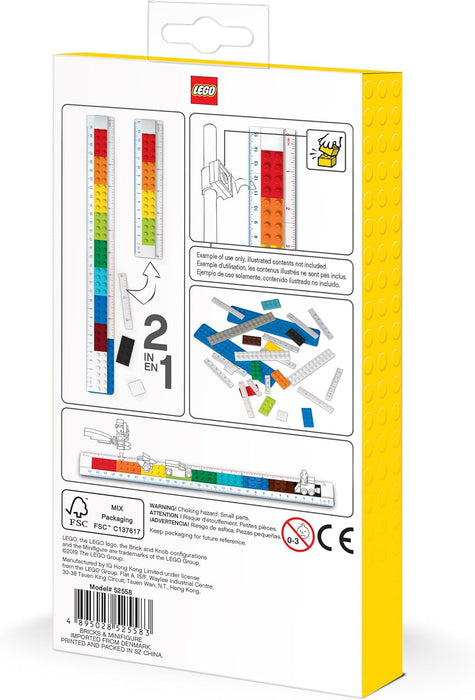 LEGO Righello Costruibile + Minifigure