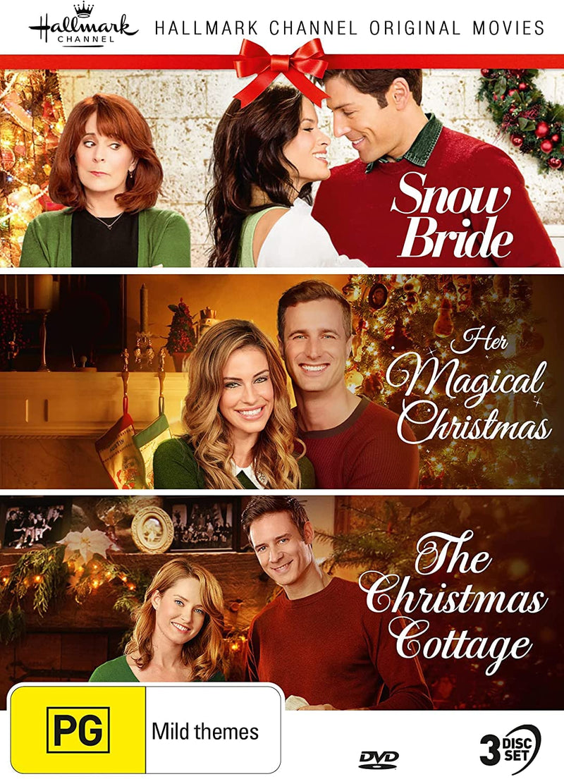 Hallmark Christmas 3 Film Collection (Snow Bride / Her Magical Christmas / The Christmas Cottage