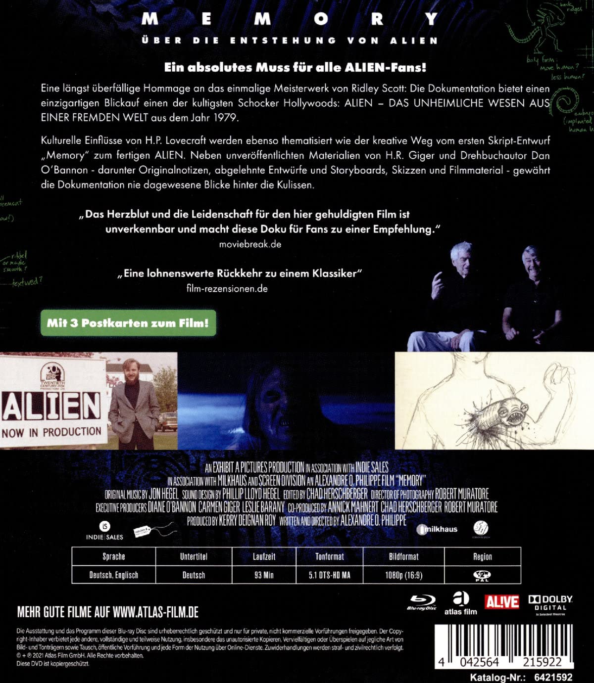 Memory - Über die Entstehung von ALIEN