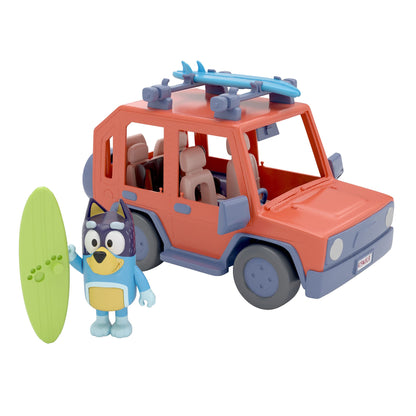BlueY Heeler-Familienwagen, inklusive Bandit-Figur: 1 Fahrzeug mit Platz für 4 Figuren - offizieller Sammelartikel