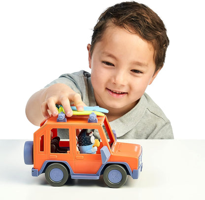 BlueY Heeler-Familienwagen, inklusive Bandit-Figur: 1 Fahrzeug mit Platz für 4 Figuren - offizieller Sammelartikel