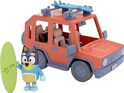 BlueY Heeler-Familienwagen, inklusive Bandit-Figur: 1 Fahrzeug mit Platz für 4 Figuren - offizieller Sammelartikel