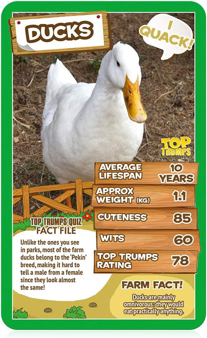 Top Trumps Farm Animals Card Game