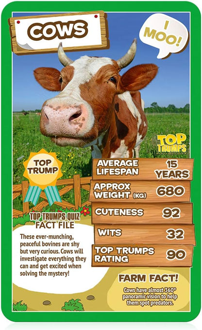 Top Trumps Farm Animals Card Game