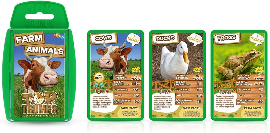 Top Trumps Farm Animals Card Game