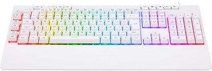 REDRAGON K512 Shiva White, RED-K512W-RGB, Multicolor RGB Backlight, Membrane Keyboard