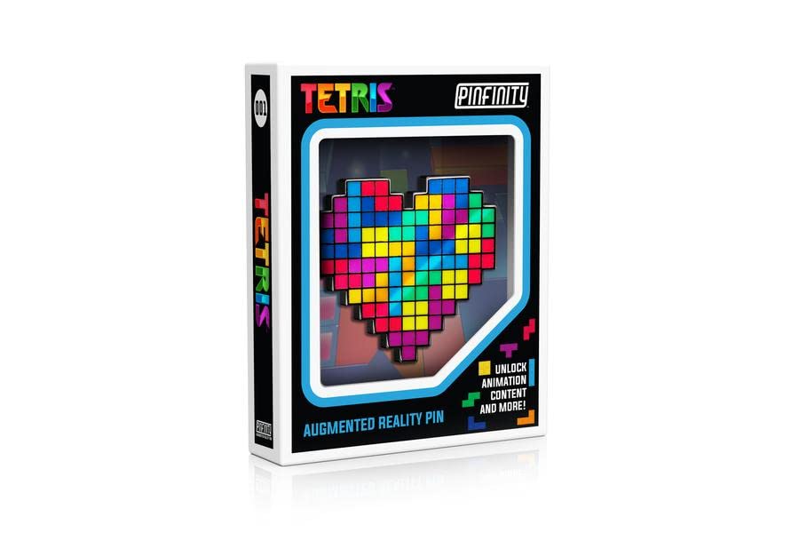 Pinfinity PT001 Heart Tetris AR Pin