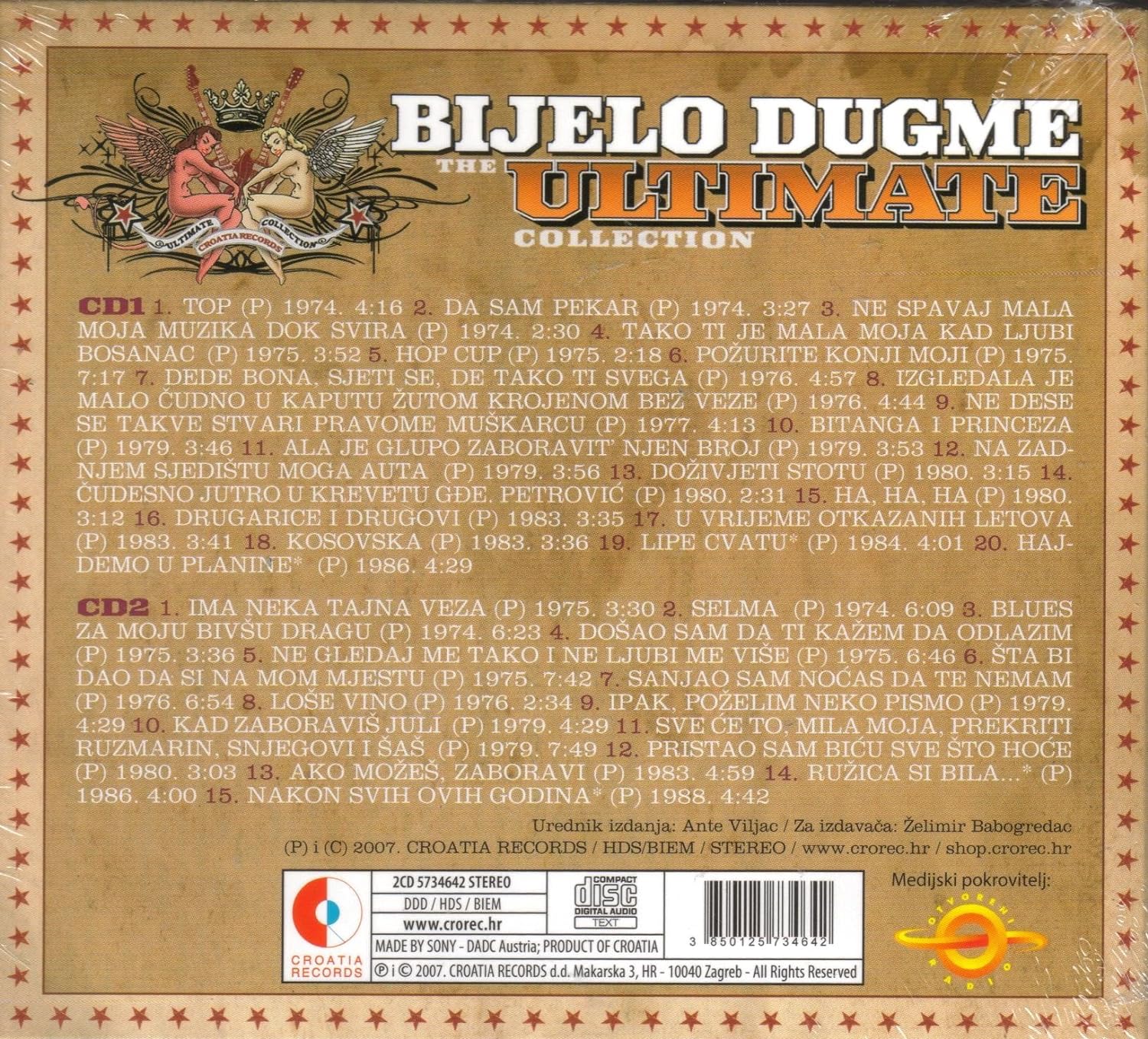 BIJELO DUGME - The Ultimate Collection (2 CD