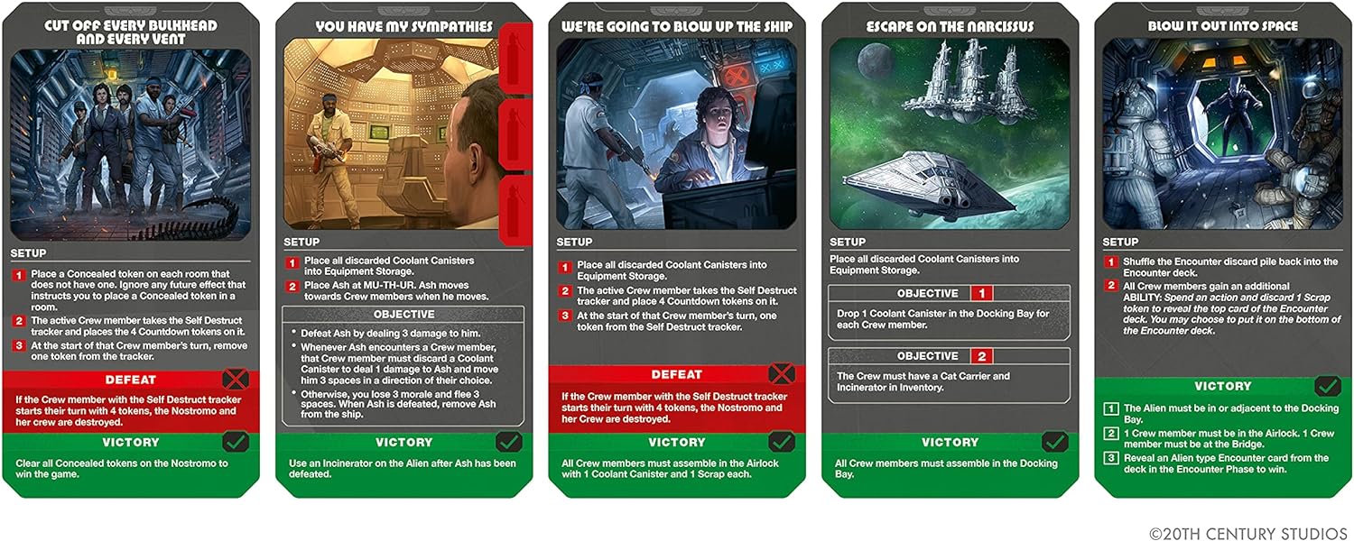 Ravensburger Alien Fate of the Nostromo - Strategy Board Games for Adults & Kids Age 12 Years Up - 1 to 5 Players & Jaws Immersive Strategy Board Games + Jaws