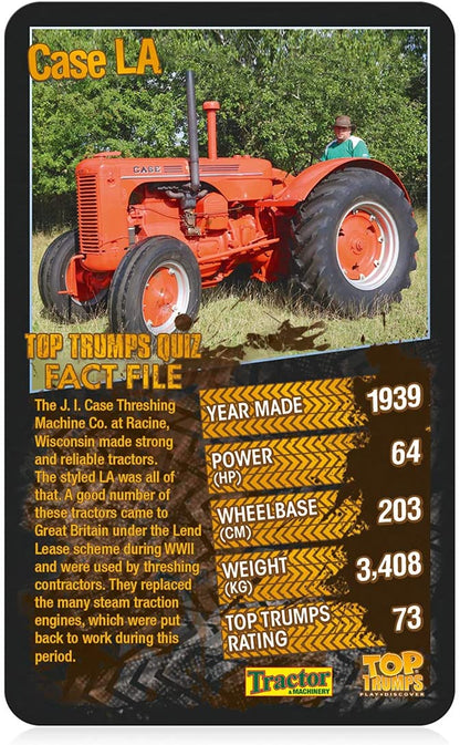 Top Trumps Juego de Cartas Specials Top 30 Tractors, descubre Datos interesantes en Este Juego Educativo Lleno Incluyendo Cuando se Hizo el Ford MOM/H, 2 Jugadores más es un Gran Regalo para Mayores