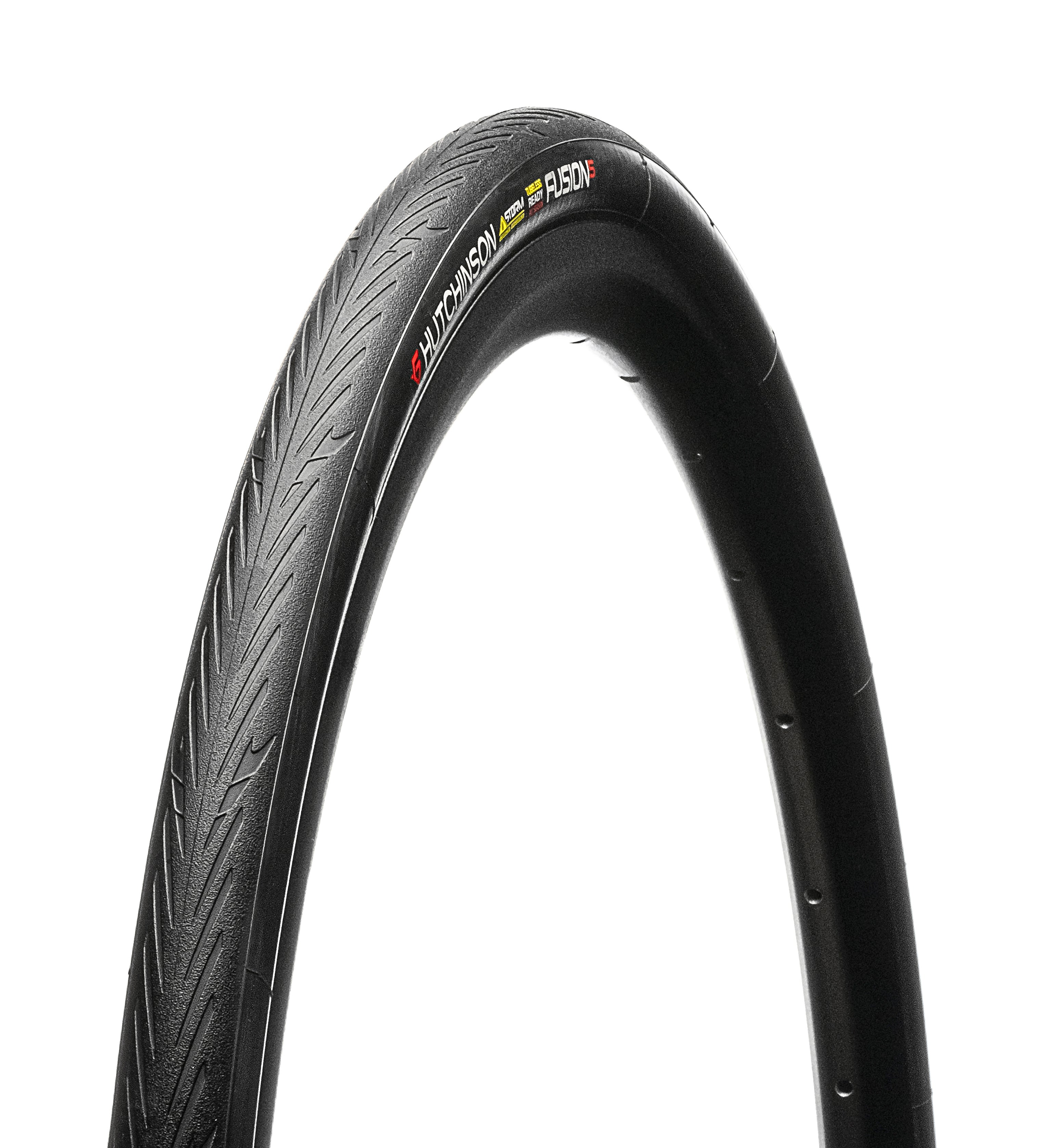 Hutchinson Fusion 5 All Season Tyre (Black, 700 x 28, TR, HS, 11S)