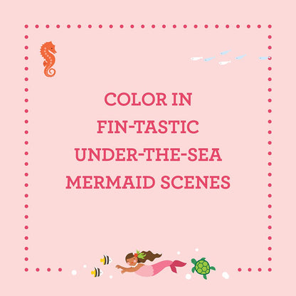 Coloring Book with Stickers Mermaids