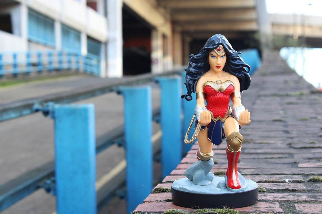 Cable Guys - Wonder Woman Gaming Accessories Holder & Phone Holder for Most Controller (Xbox, Play Station, Nintendo Switch) & Phone