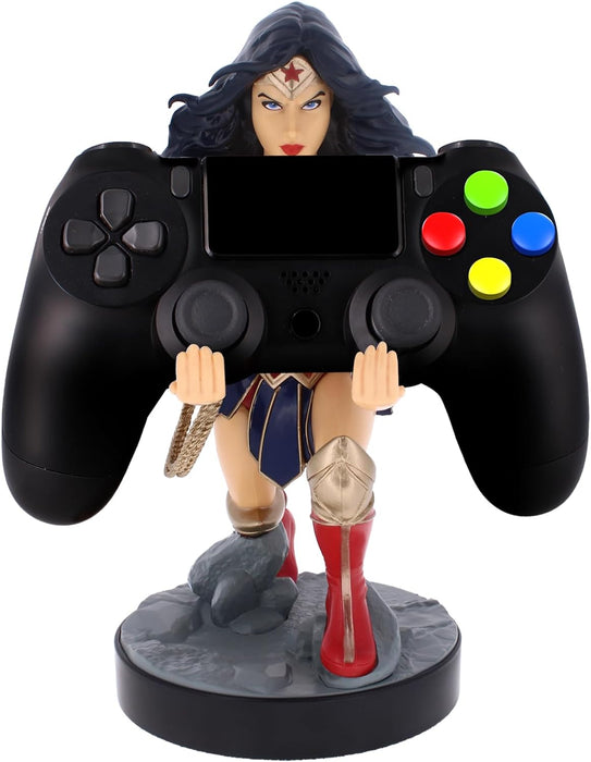 Cable Guys - Wonder Woman Gaming Accessories Holder & Phone Holder for Most Controller (Xbox, Play Station, Nintendo Switch) & Phone