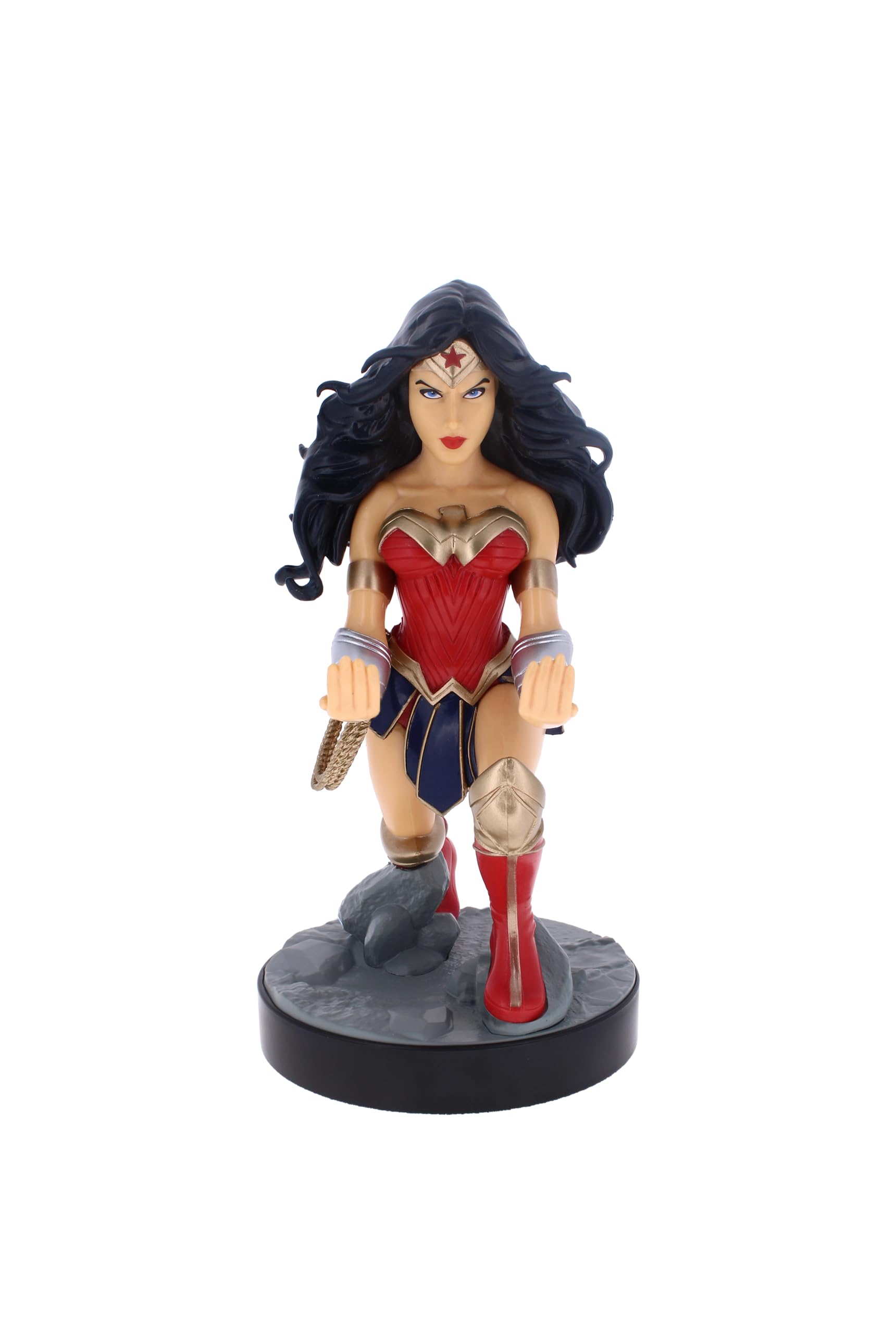Cable Guys - Wonder Woman Gaming Accessories Holder & Phone Holder for Most Controller (Xbox, Play Station, Nintendo Switch) & Phone