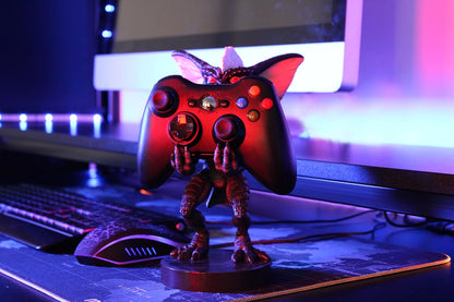 Cable Guys - Gremlins Stripe Gaming Accessories Holder & Phone Holder for Most Controller (Xbox, Play Station, Nintendo Switch) & Phone Gremlin Stripe