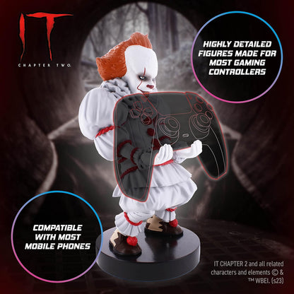 Cable Guys - IT Pennywise Gaming Accessories Holder & Phone Holder for Most Controller (Xbox, Play Station, Nintendo Switch) & Phone