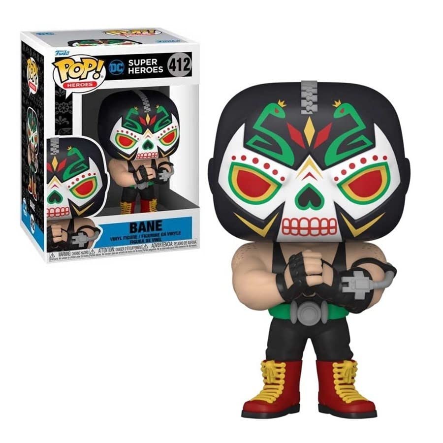 Funko POP! Heroes: Dia De Los DC - Bane - DC Comics - Collectable Vinyl Figure - Gift Idea - Official Merchandise - Toys for Kids & Adults - Comic Books Fans - Model Figure for Collectors and Display