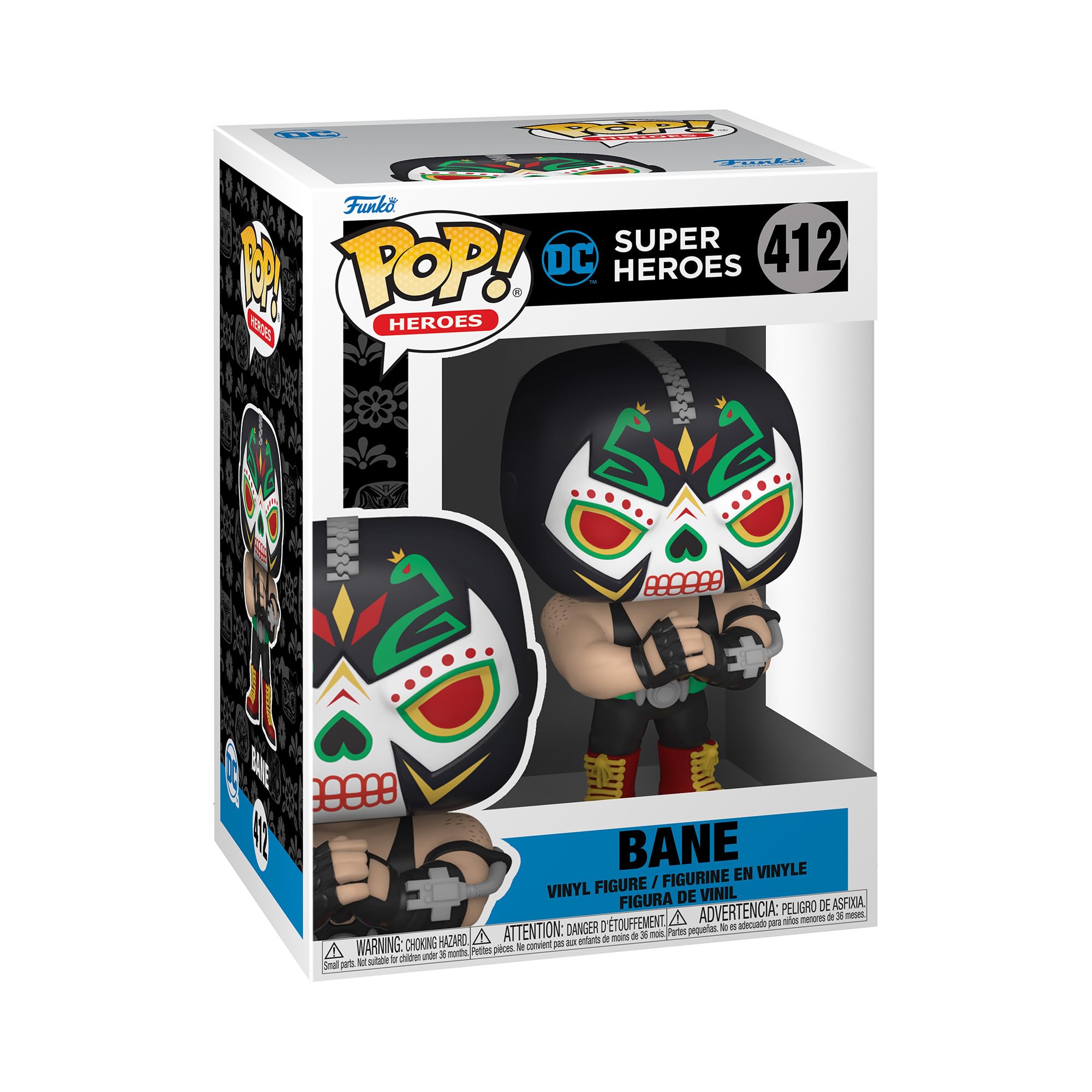 Funko POP! Heroes: Dia De Los DC - Bane - DC Comics - Collectable Vinyl Figure - Gift Idea - Official Merchandise - Toys for Kids & Adults - Comic Books Fans - Model Figure for Collectors and Display