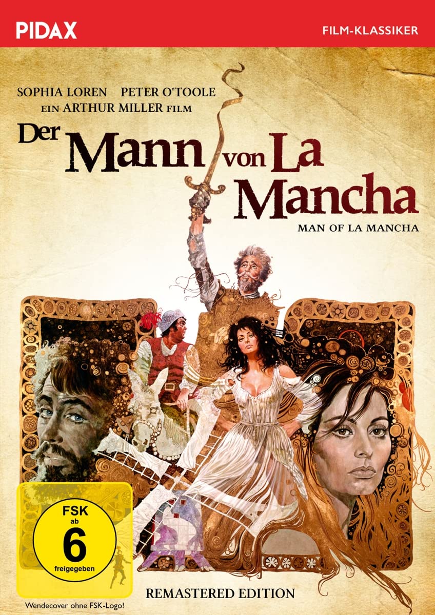 Der Mann von La Mancha (Man of La Mancha) / Preisgekröntes Meisterwerk mit Starbesetzung (Pidax Film-Klassiker)