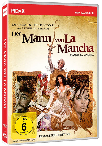 Der Mann von La Mancha (Man of La Mancha) / Preisgekröntes Meisterwerk mit Starbesetzung (Pidax Film-Klassiker)