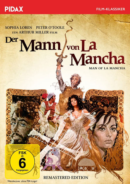 Der Mann von La Mancha (Man of La Mancha) / Preisgekröntes Meisterwerk mit Starbesetzung (Pidax Film-Klassiker)