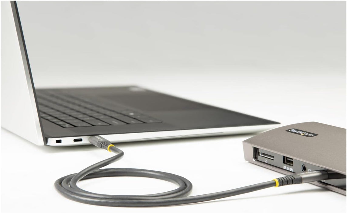 StarTech.com 3ft (1m) USB C Cable 10Gbps - USB-IF Certified USB-C Cable - USB 3.2 Gen 2 Type-C Cable - 100W (5A) Power Delivery Charging, DP Alt Mode - USB C to C Cord - Charge & Sync (USB31CCV1M