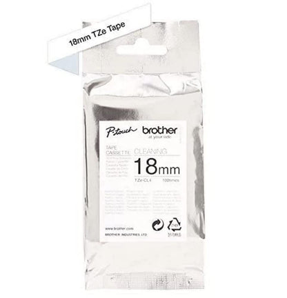 Brother TZe-CL4 - Roll (1.8 cm x 8 m) 1 cassette(s) cleaning tape - for Brother PT-D600, P-Touch PT-3600, D400, D450, D800, E550, P900, P950, P-Touch EDGE PT-P750