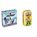 University Games E2:E3Dog Man Attack of the Fleas Board Game | For 2-6 Players 07010 Blue & Dog Man The Hot Dog Card Game | 2-4 Players, Yellow, One Size,07011