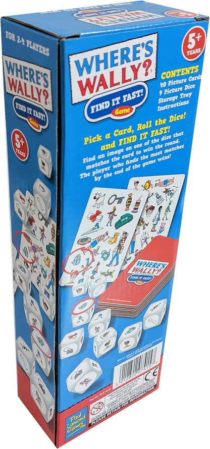 University Games 7415 Where's Waldo Wally Find it Fast Game, Multicoloured