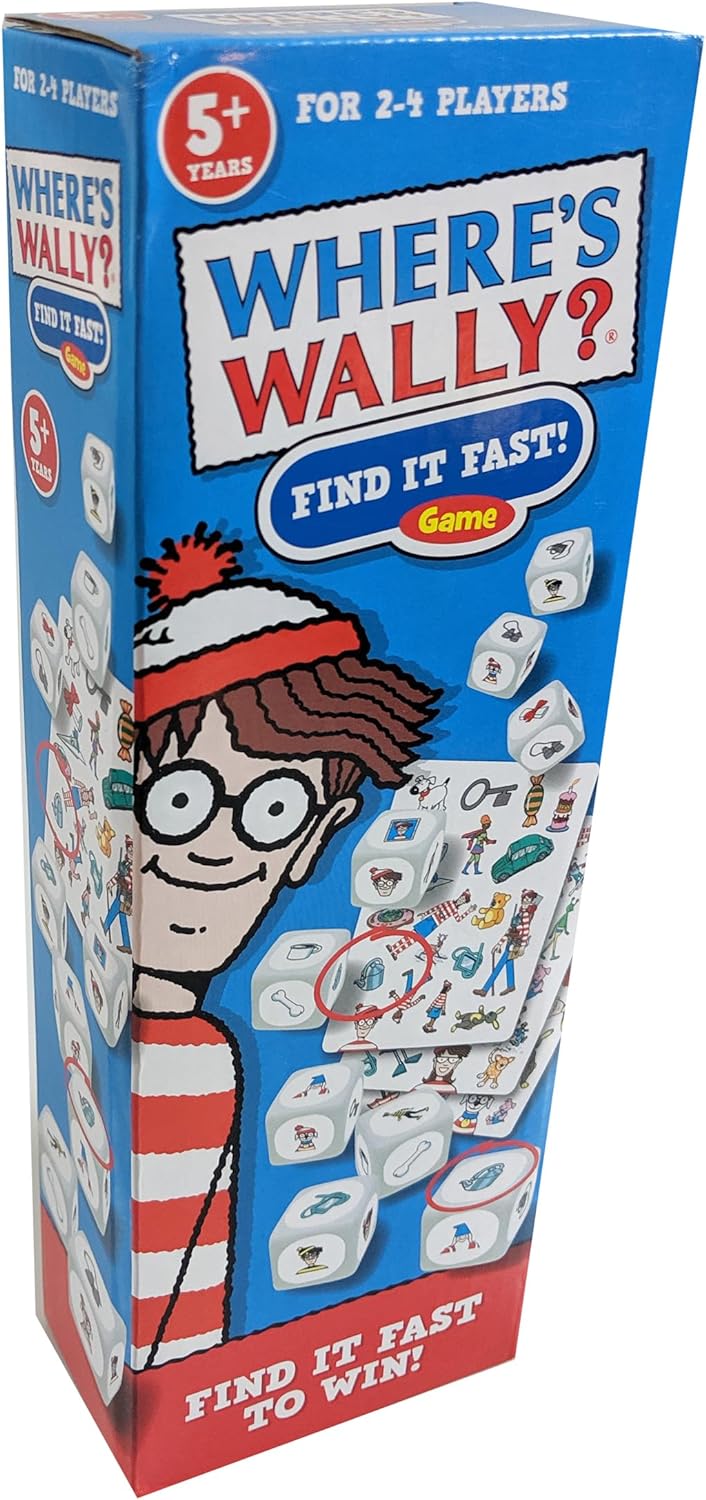 University Games 7415 Where's Waldo Wally Find it Fast Game, Multicoloured