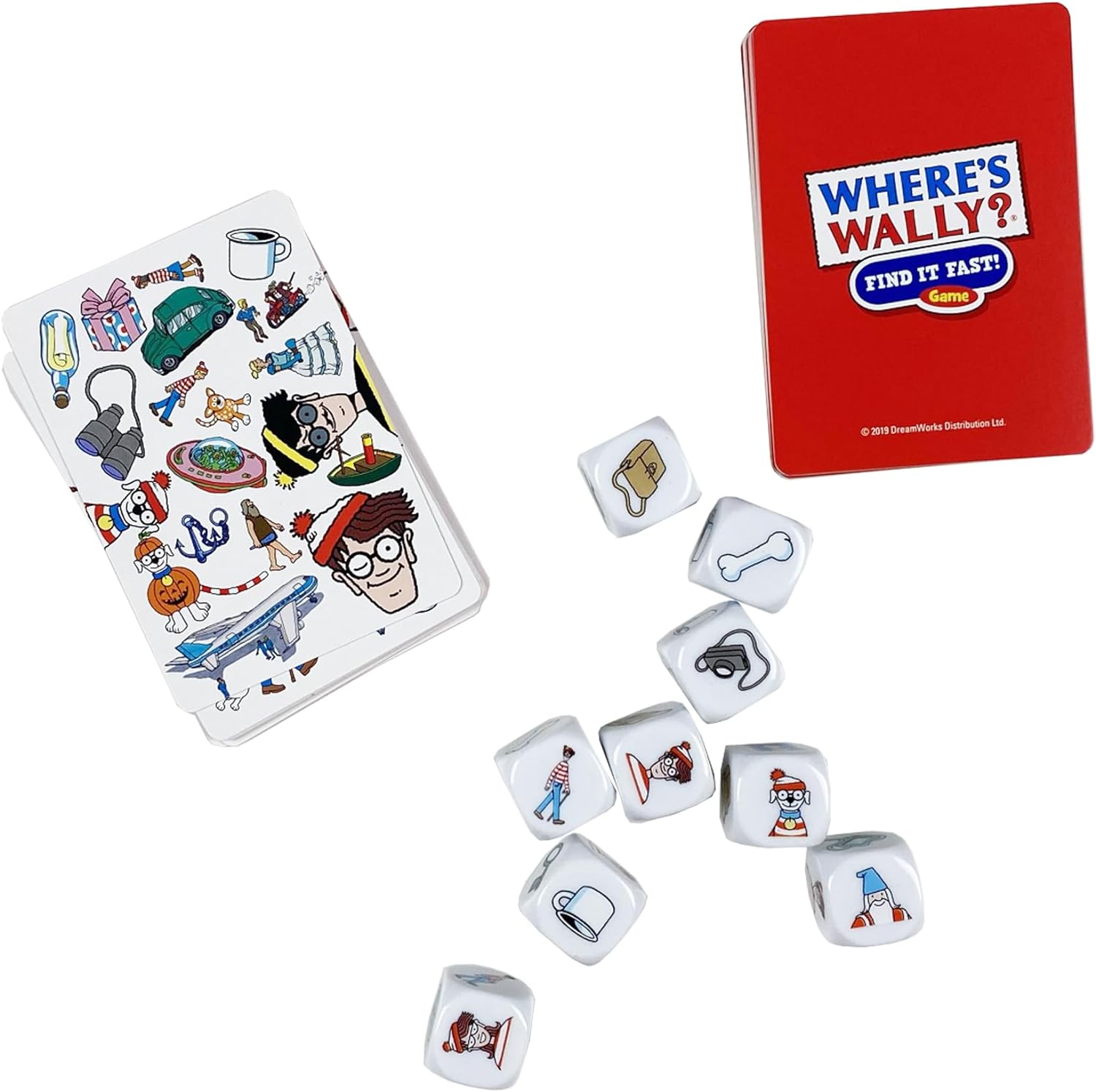 University Games 7415 Where's Waldo Wally Find it Fast Game, Multicoloured