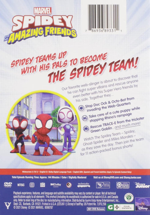 SPIDEY AND HIS AMAZING FRIENDS (HOME VIDEO RELEASE