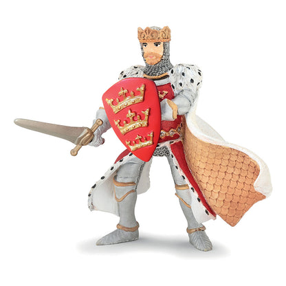 PAPO Fantasy World Red King Arthur Toy Figure, Red/White (39950)