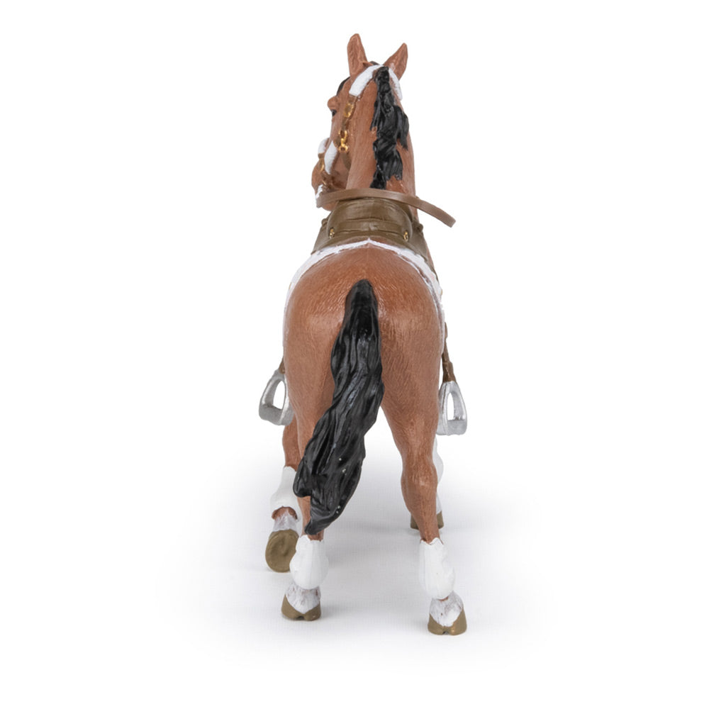 PAPO Horse and Ponies Winter Riding Girl Horse Toy Figure, Multi-colour (51553)
