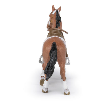 PAPO Horse and Ponies Winter Riding Girl Horse Toy Figure, Multi-colour (51553)
