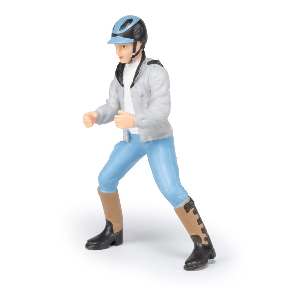 PAPO -Handbemalt - Figuren -Pferd, Fohlen und Ponys -Junger Reiter-52008-Sammelbar-Für Kinder - Geeignet für Jungen und Mädchen - Ab 3 Jahren