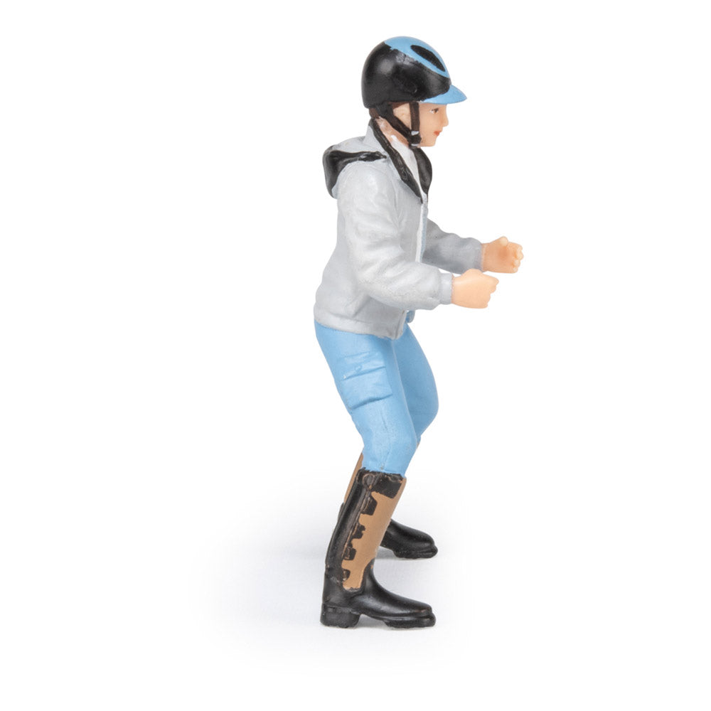 PAPO -Handbemalt - Figuren -Pferd, Fohlen und Ponys -Junger Reiter-52008-Sammelbar-Für Kinder - Geeignet für Jungen und Mädchen - Ab 3 Jahren