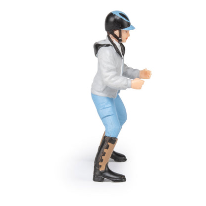 PAPO -Handbemalt - Figuren -Pferd, Fohlen und Ponys -Junger Reiter-52008-Sammelbar-Für Kinder - Geeignet für Jungen und Mädchen - Ab 3 Jahren