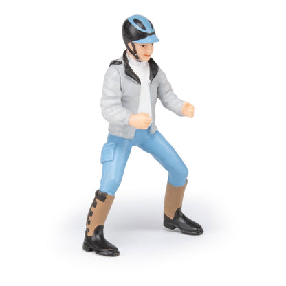 PAPO -Handbemalt - Figuren -Pferd, Fohlen und Ponys -Junger Reiter-52008-Sammelbar-Für Kinder - Geeignet für Jungen und Mädchen - Ab 3 Jahren