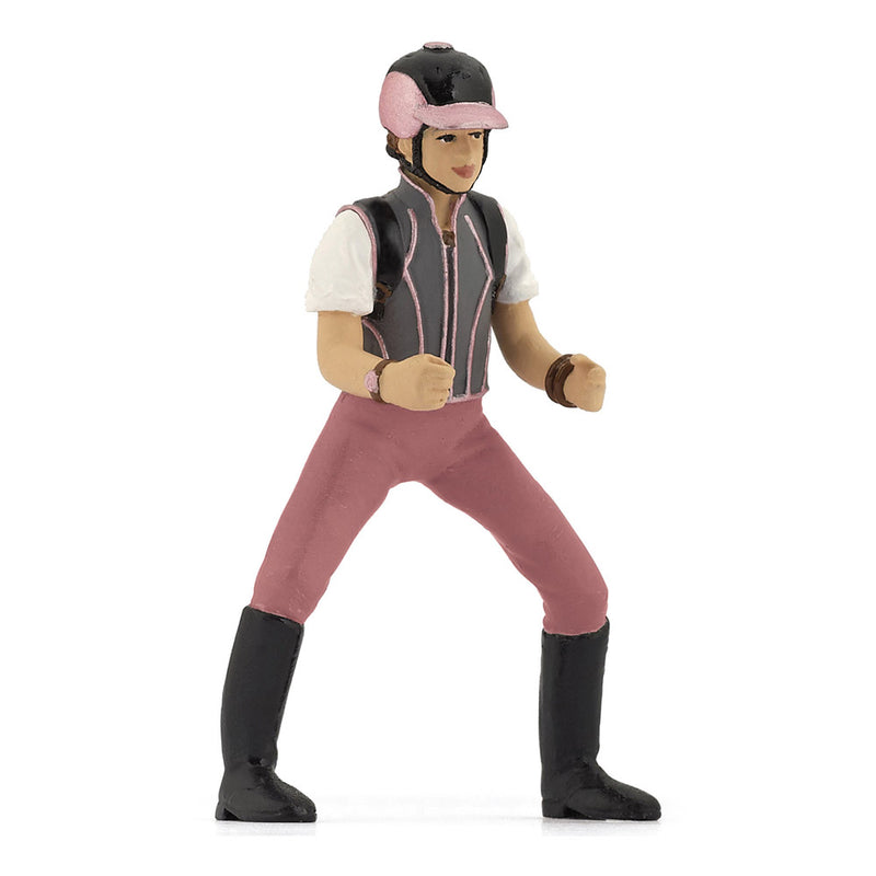 PAPO Horse and Ponies Young Trendy Riding Girl Toy Figure, Multi-colour (52007)