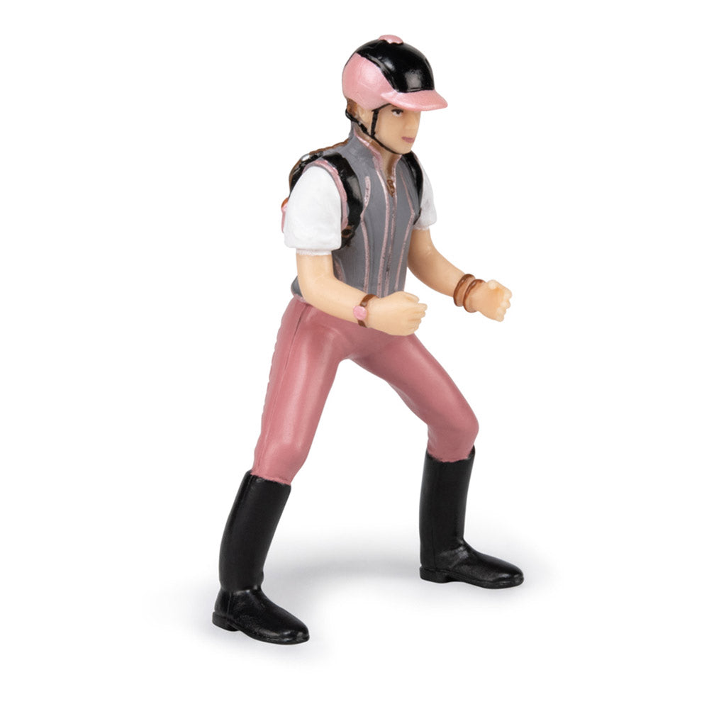 PAPO Horse and Ponies Young Trendy Riding Girl Toy Figure, Multi-colour (52007)